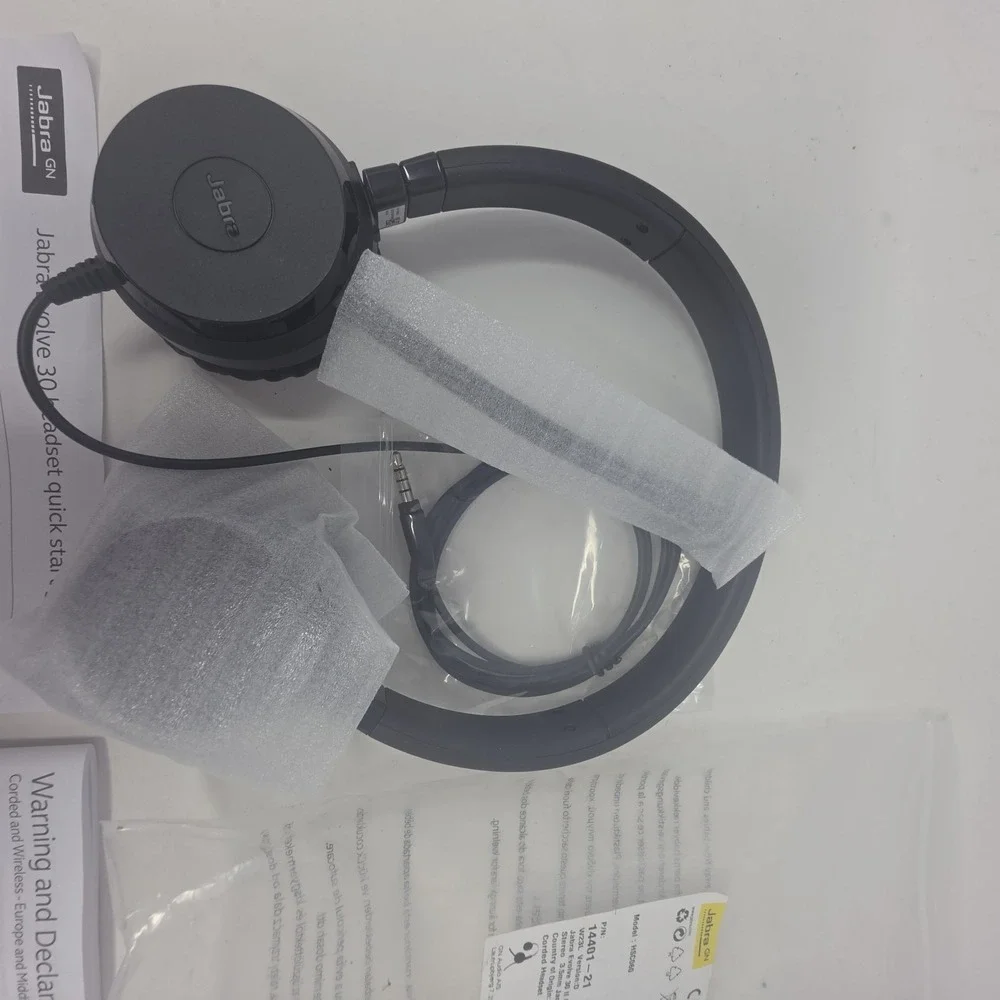 Jabra Evolve 30 II USB Headband Double Ear-Pad Headset Black